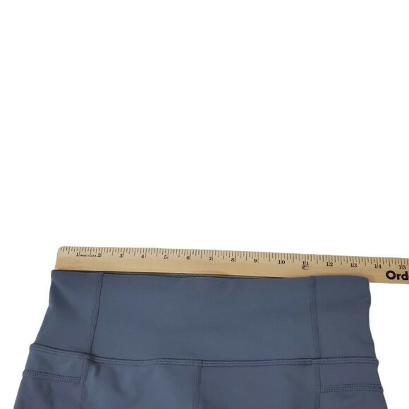 Athleta Womens Leggings Small Gray Straight Up Capri Pants Yoga Stretch 983309 - Picture 9 of 11